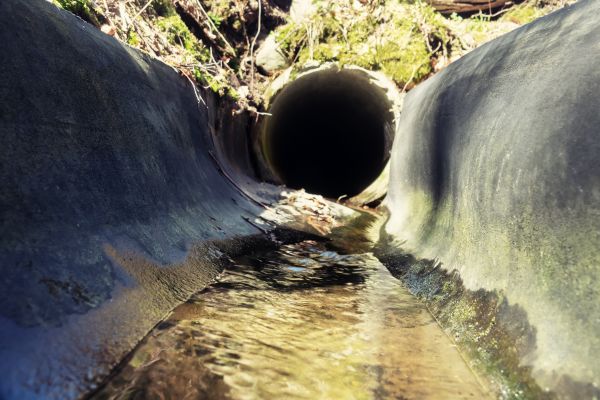 Drainage Swale Installation in Monument