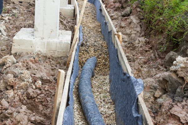 French Drain Installation in Monument